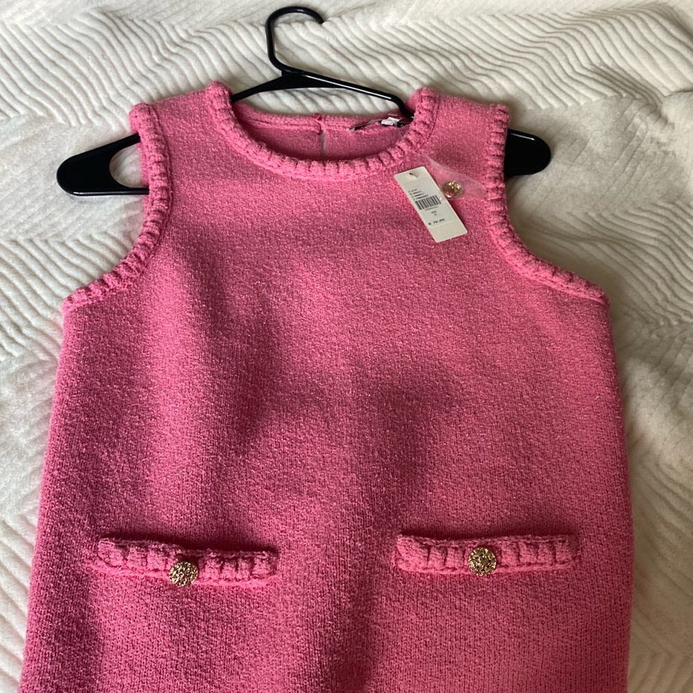Endless Rose Sweater size small pink sleeveless sweater